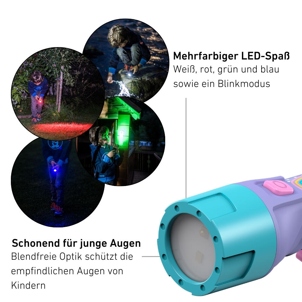 Lampe torche pour enfants  – Camping, activités ourdoor – KIDBEAM4 Violet 2/7