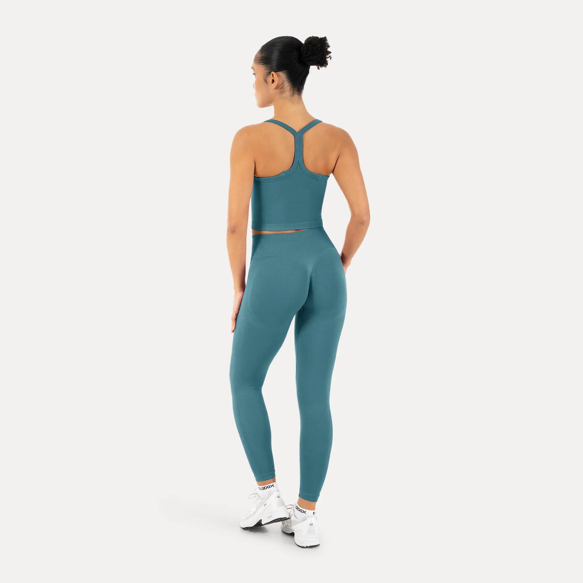 Damen Crop Top Vonda Petrol 4/6