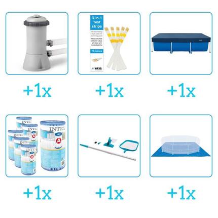 Kit d'accessoires pour piscine - 28272NP - 6-delig