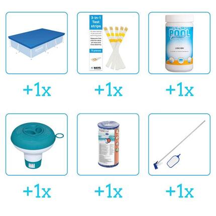 Kit d'accessoires pour piscine - 56411 - 6-delig