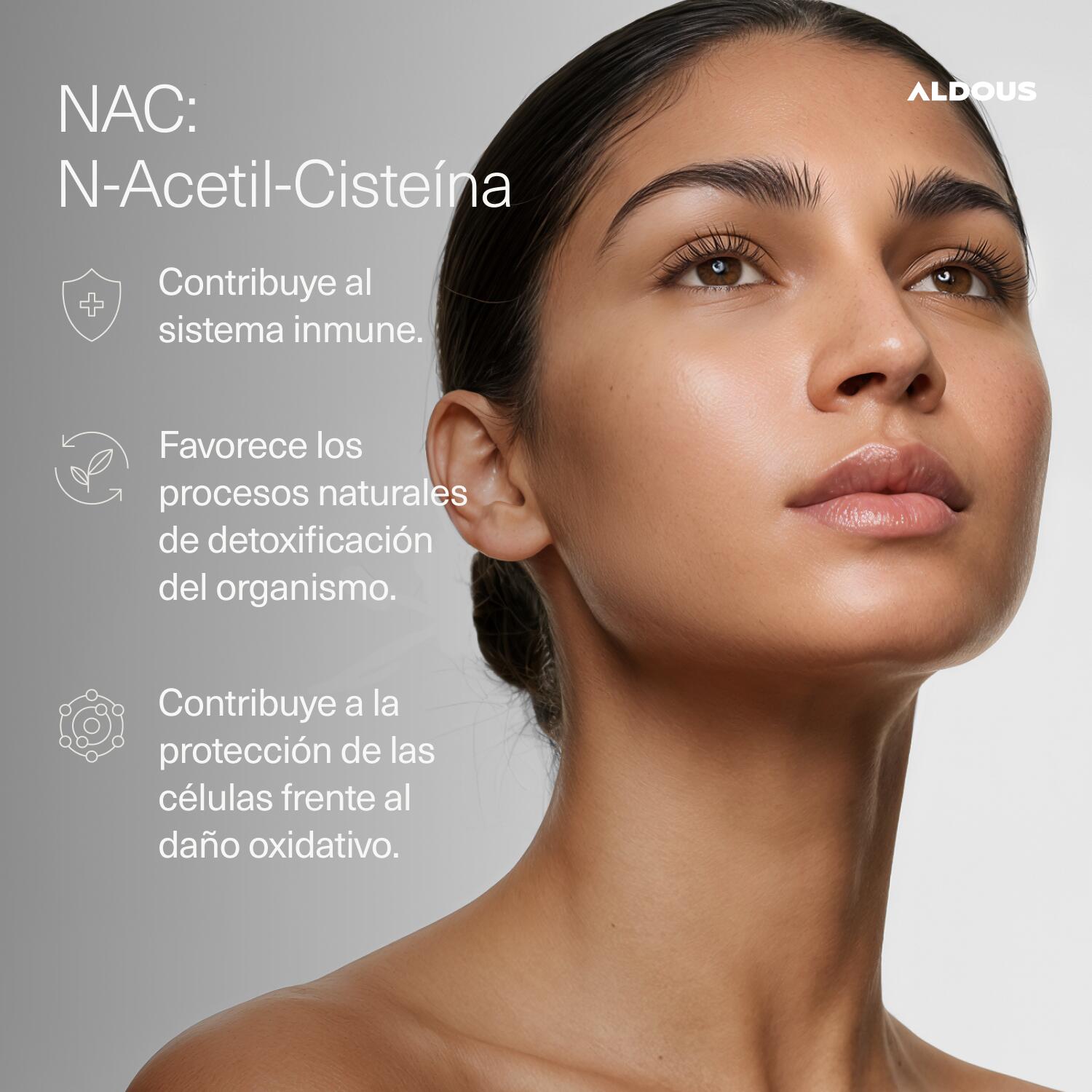 NAC N-acétyl-cystéine - 250 gélules - Antioxydant et glutathion - Aldous 4/5