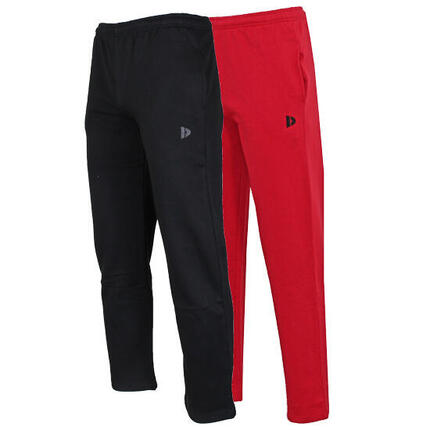 Lot de 2 pantalons de jogging Wess, coupe droite et taille élastique