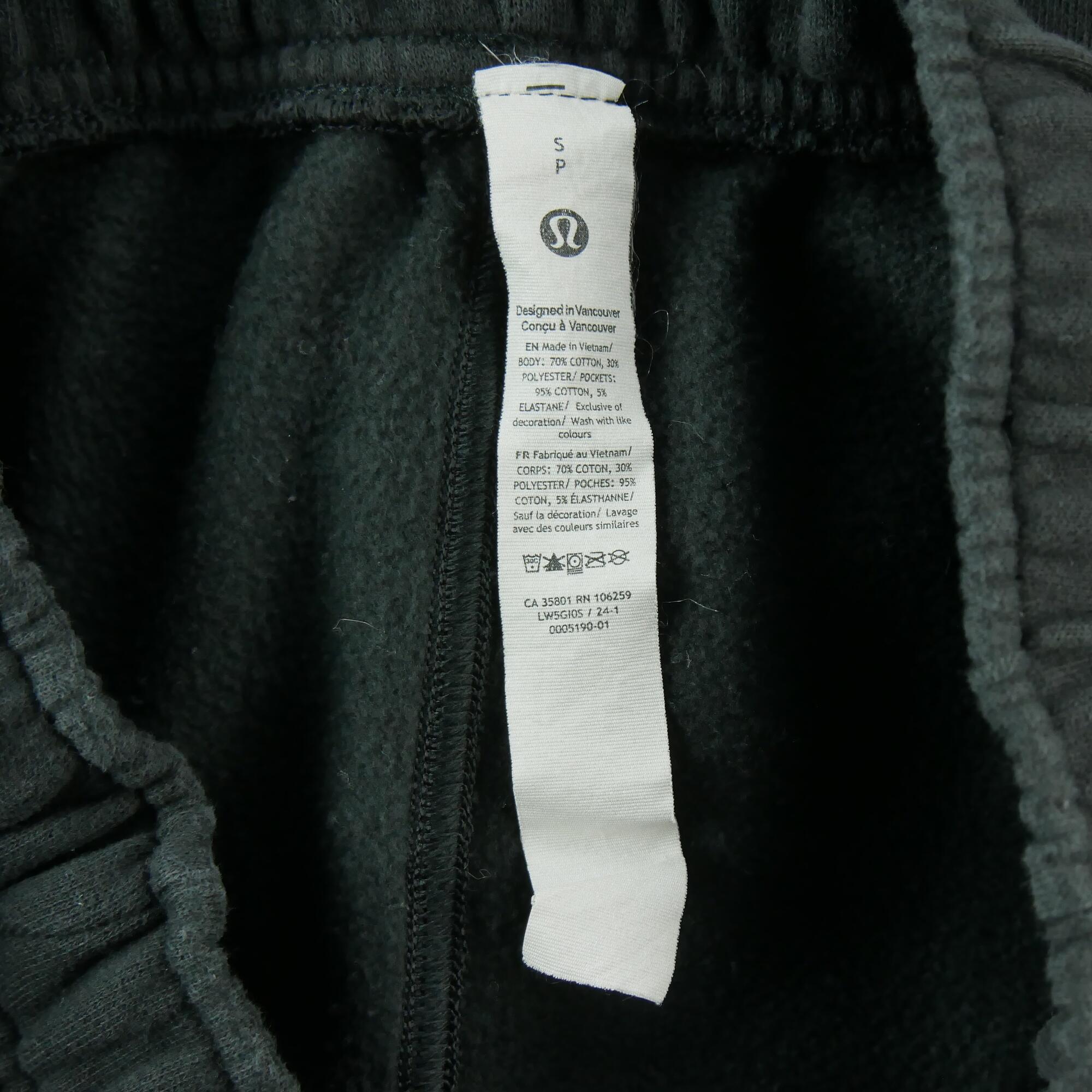 Second life - Lululemon Women's Oversized Scuba Joggers Black - Excellent 6/6