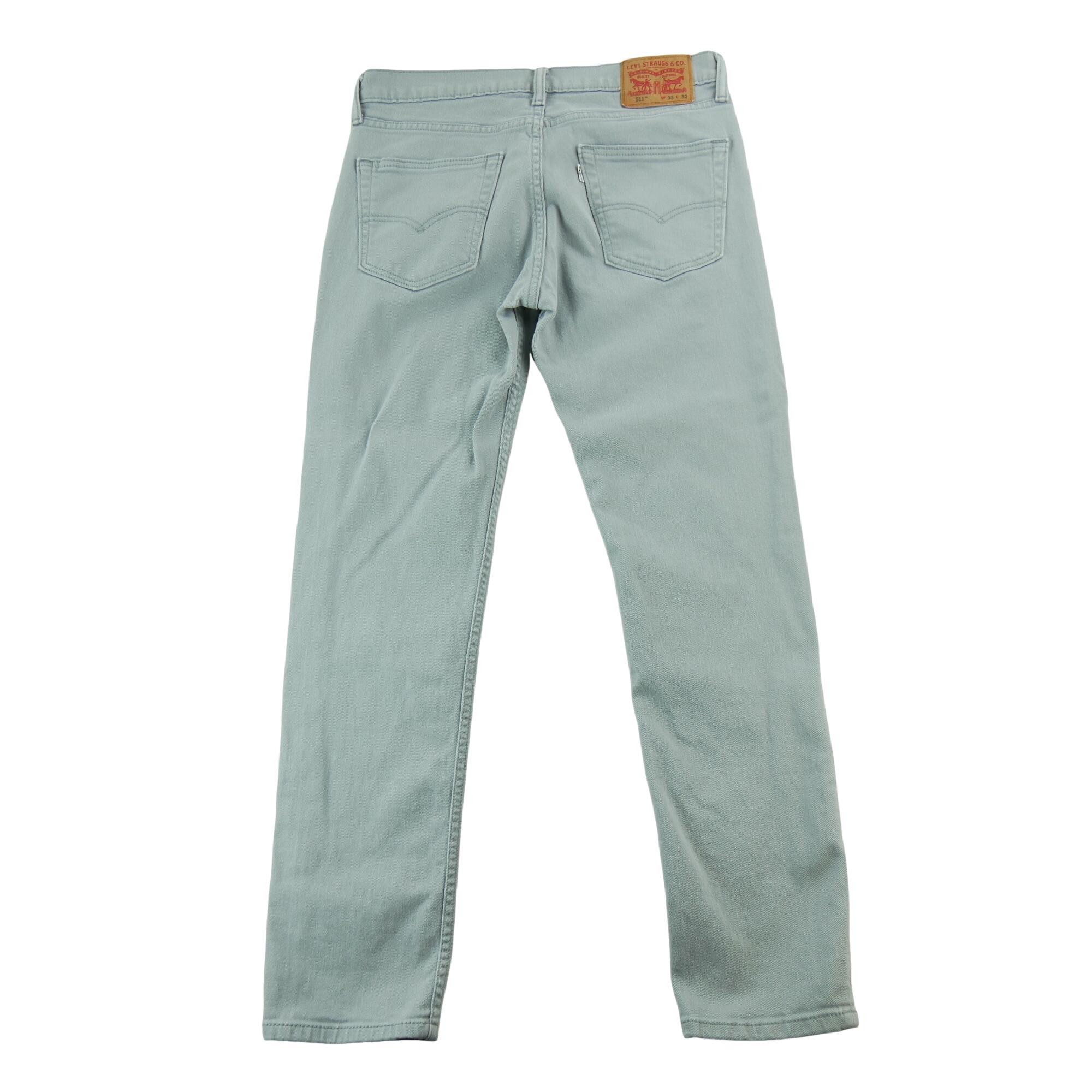 Seconde vie - Jean Homme Levis 511 Slim Gris - Excellent 2/7