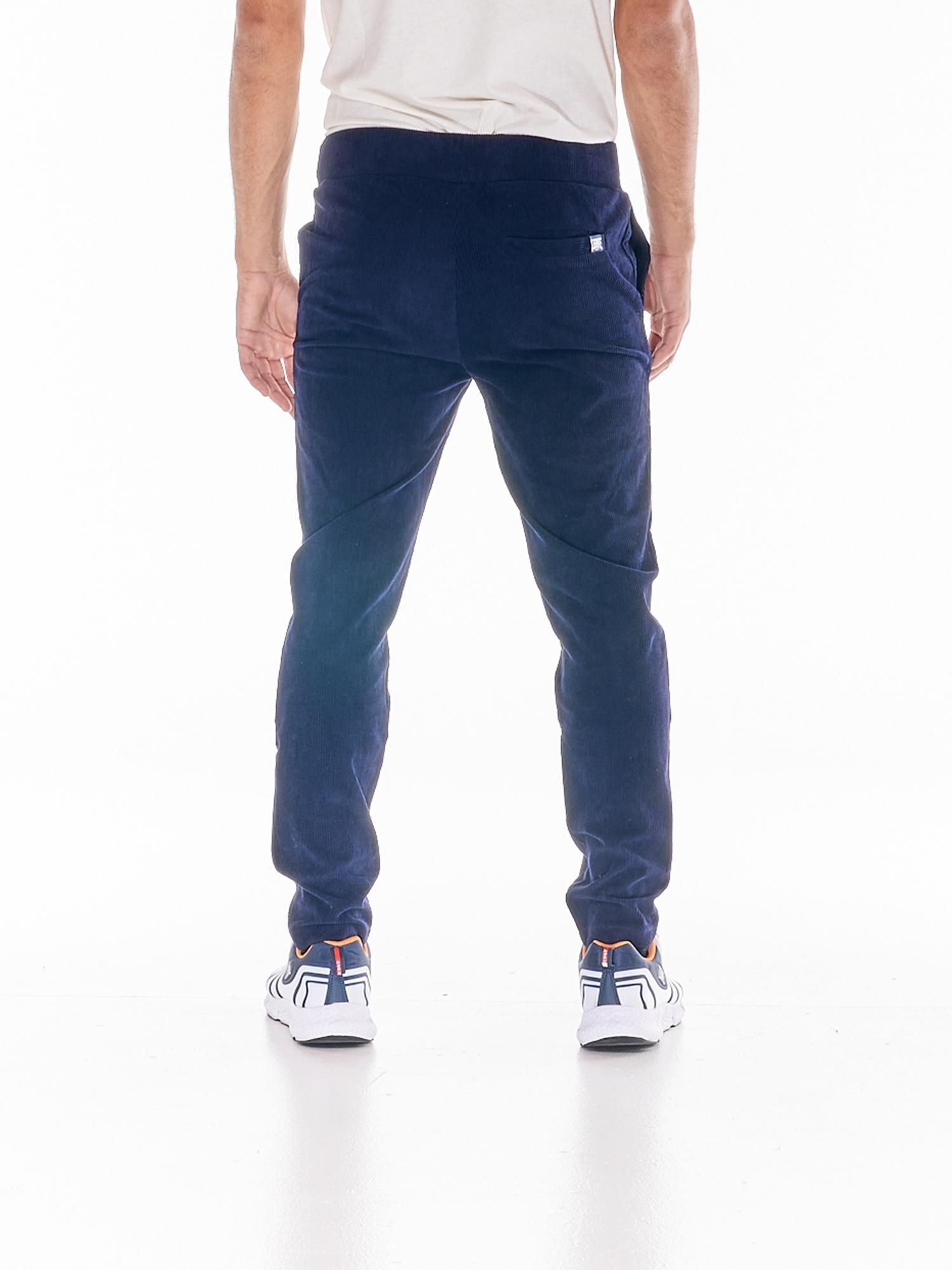 Pantalon en velours côtelé pour homme avec ceinture, Leone 1947 Soft Basic 4/5