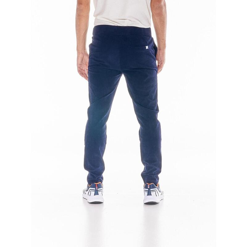 Pantaloni bărbătești din catifea reiată cu curea, Leone 1947 Soft Basic