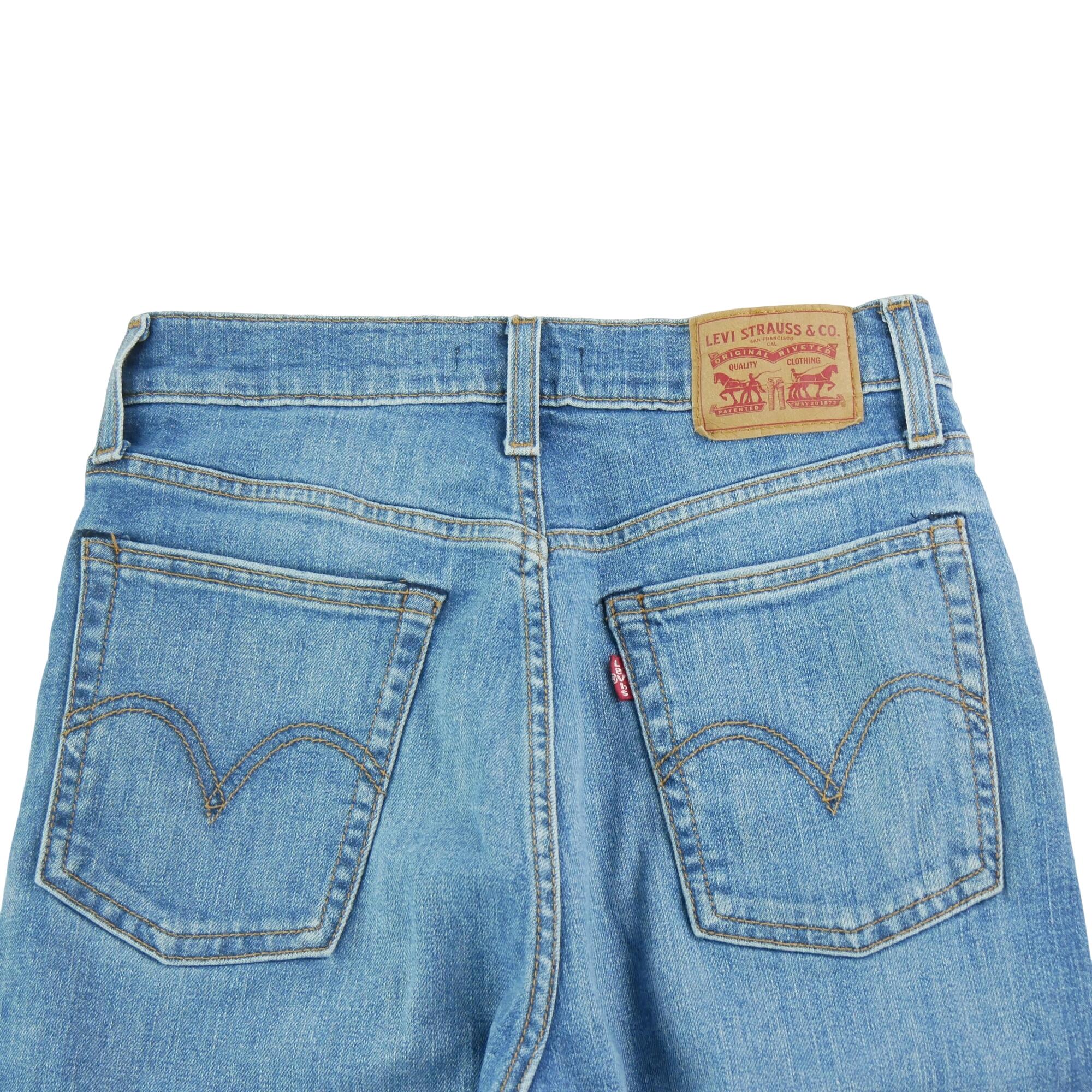 Seconde vie - Jean Femme Levis Wedgie Skinny Bleu - Excellent 4/7