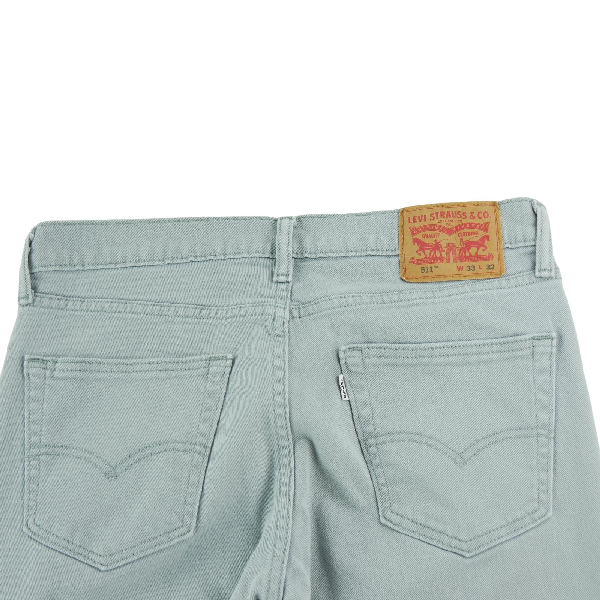 Seconde vie - Jean Homme Levis 511 Slim Gris - Excellent 4/7