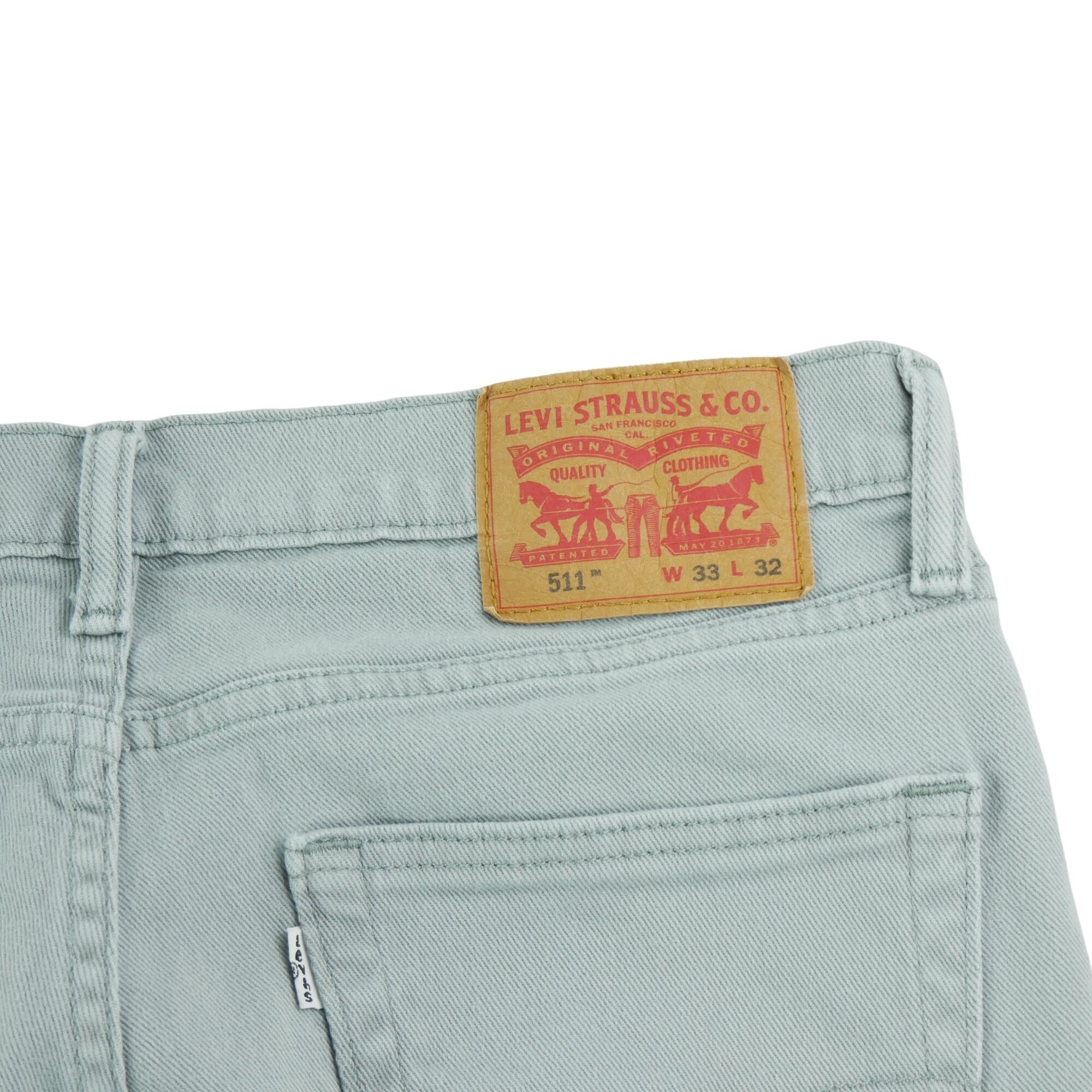 Seconde vie - Jean Homme Levis 511 Slim Gris - Excellent 6/7