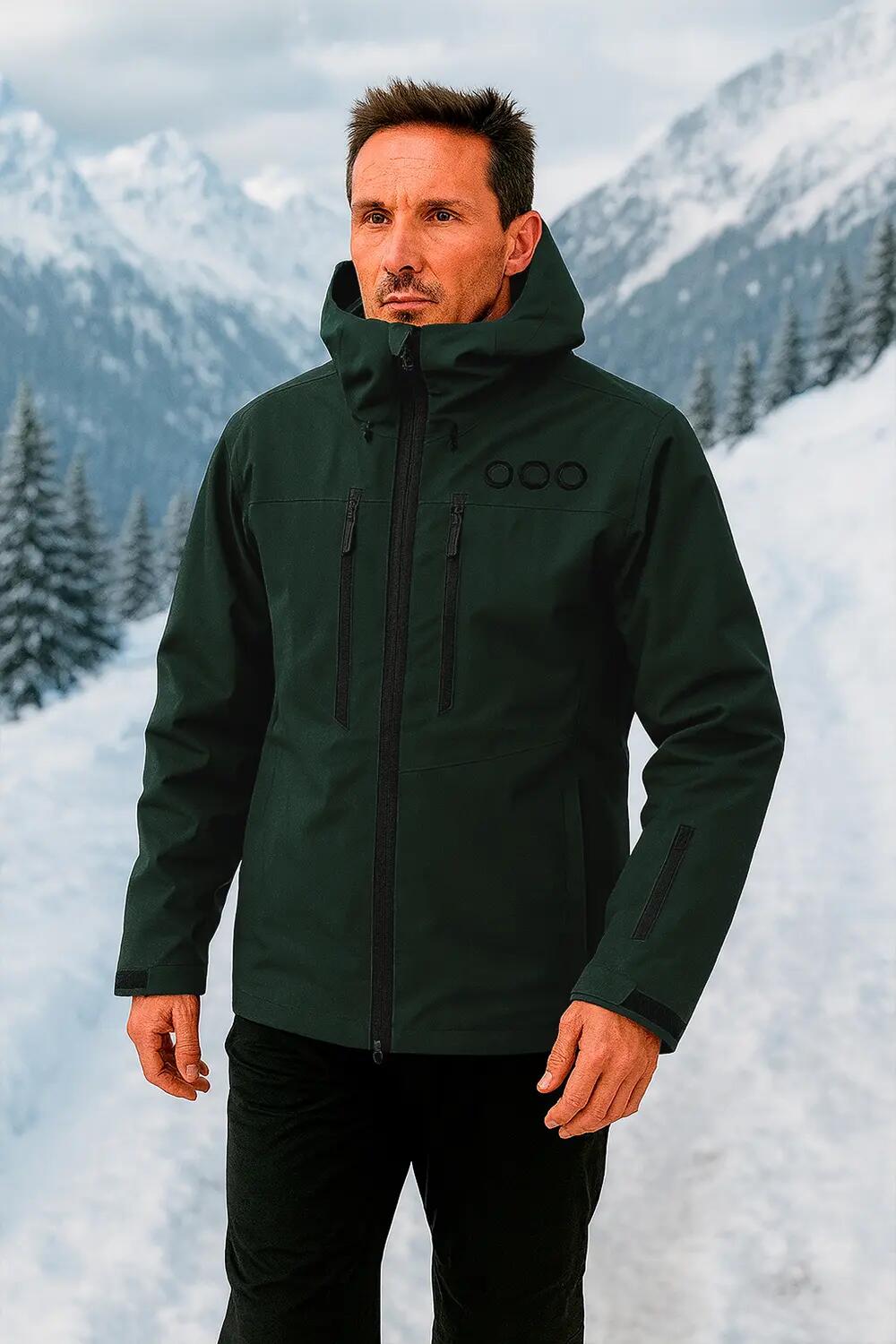 Abrigo ECOExplorer Jacket de la marque ECOON couleur Vert Oscuro 6/7