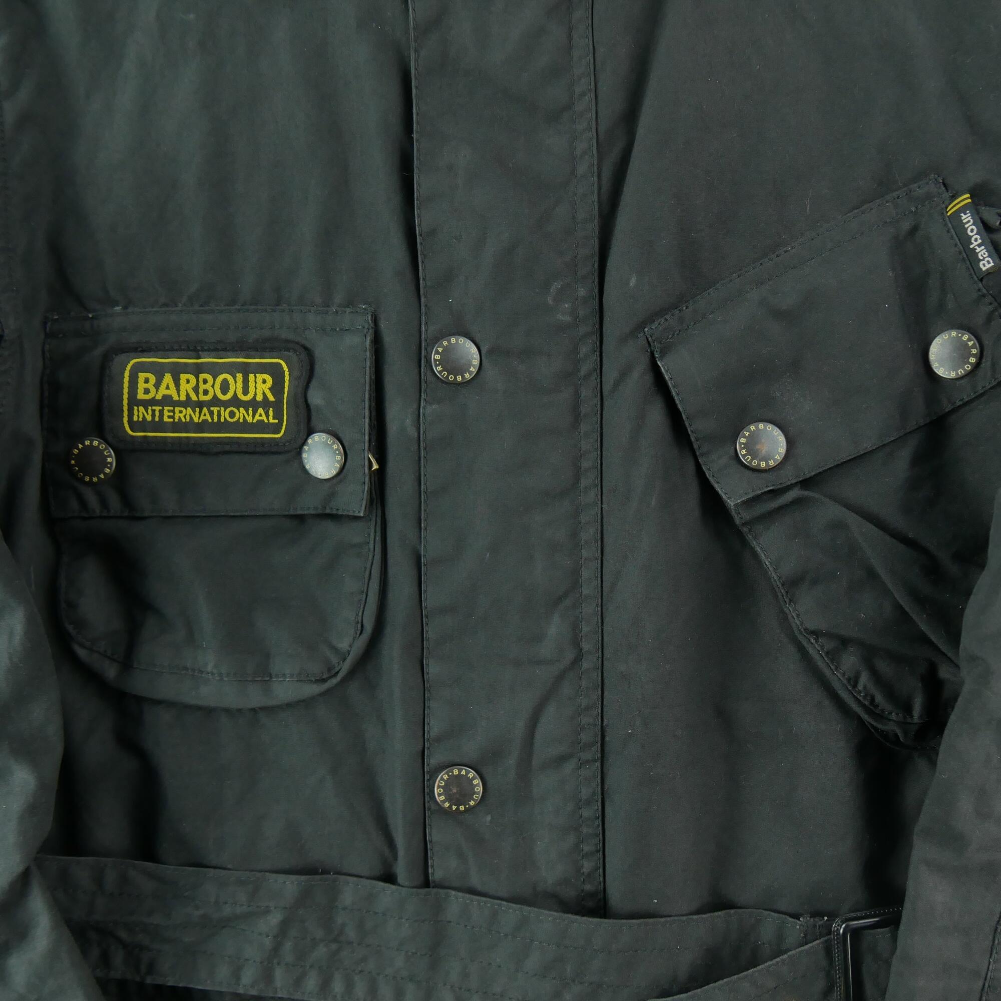 Seconde vie - Blouson Homme  Huilée Wax Noir - Très bon état 4/7