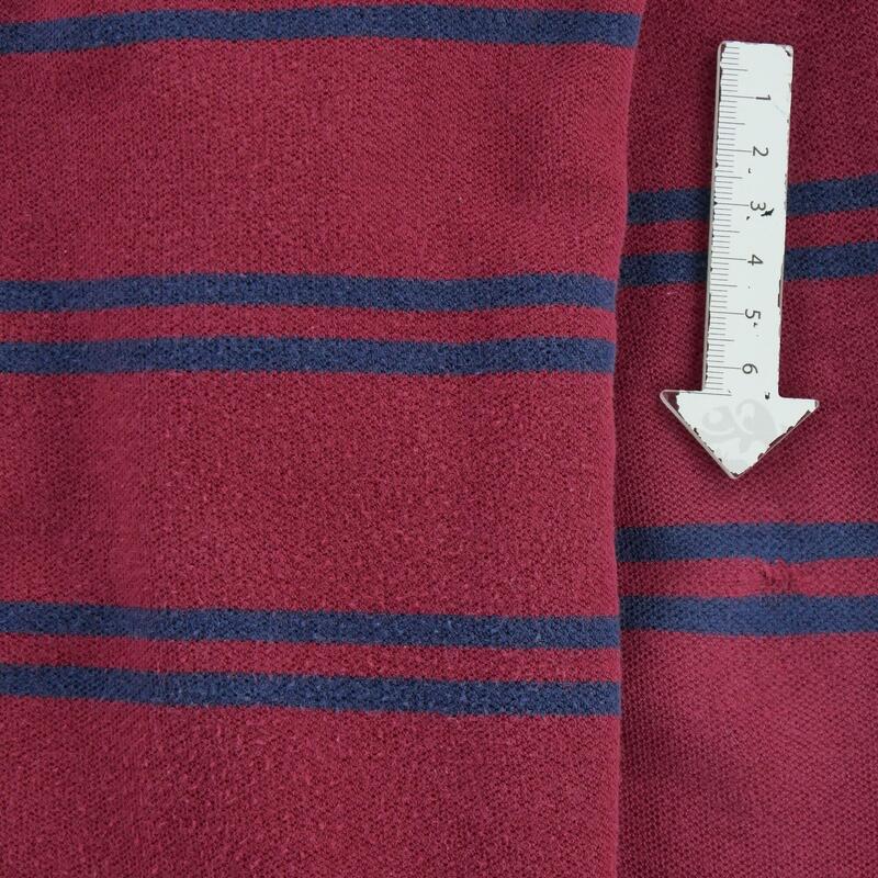 Second life - Polo cu mâneci lungi bărbați Bordeaux - Bun