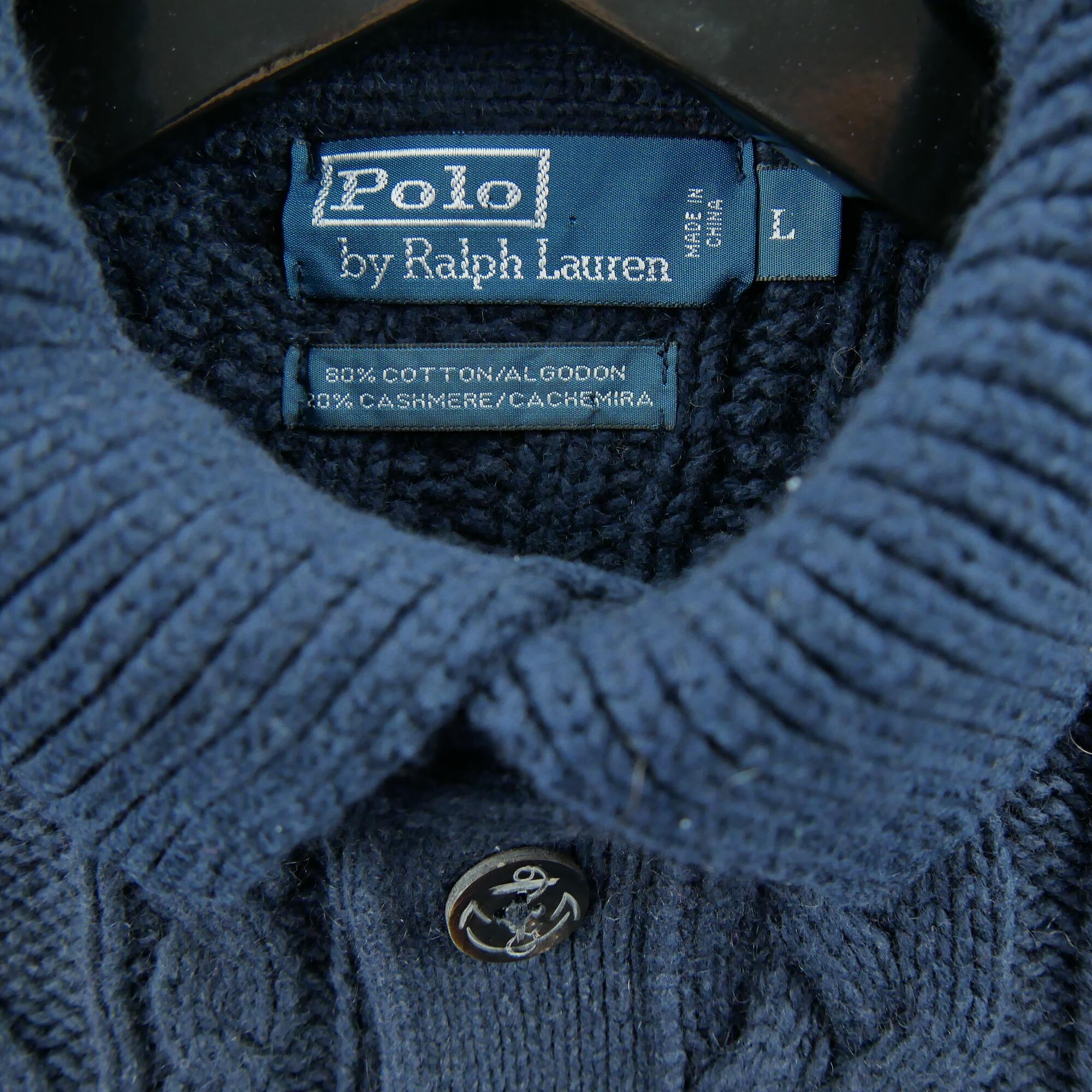Seconde vie - Pull Homme  en cachemire Marine - Excellent 5/5
