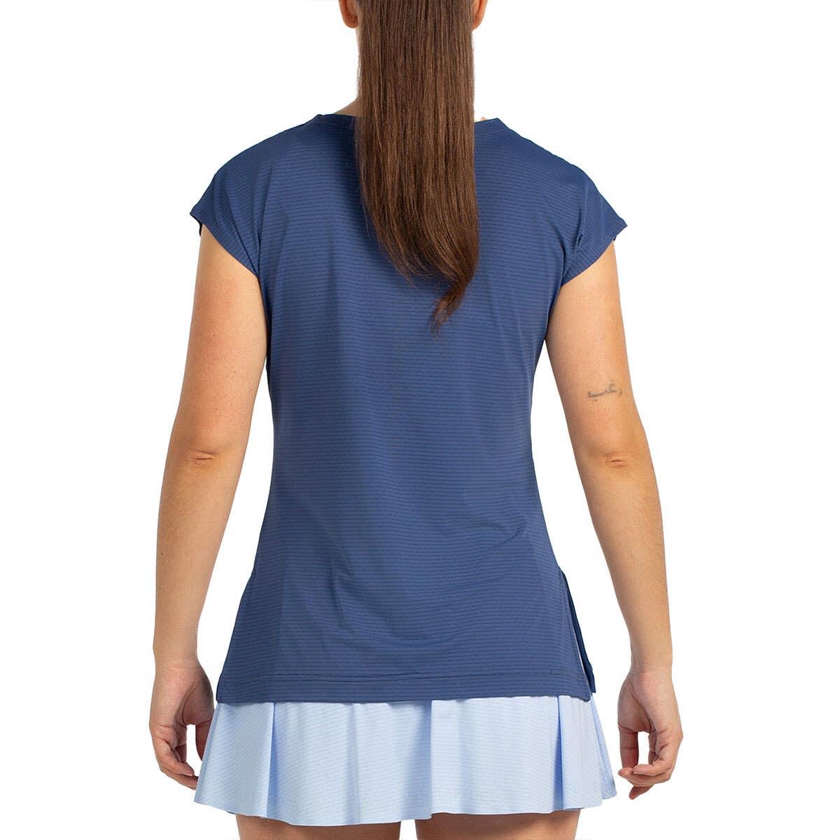 Camiseta Bullpadel Covelo Azul Sombra 4/4