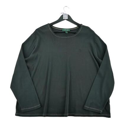 Seconde vie - T-shirt manches longues Femme Noir - Excellent