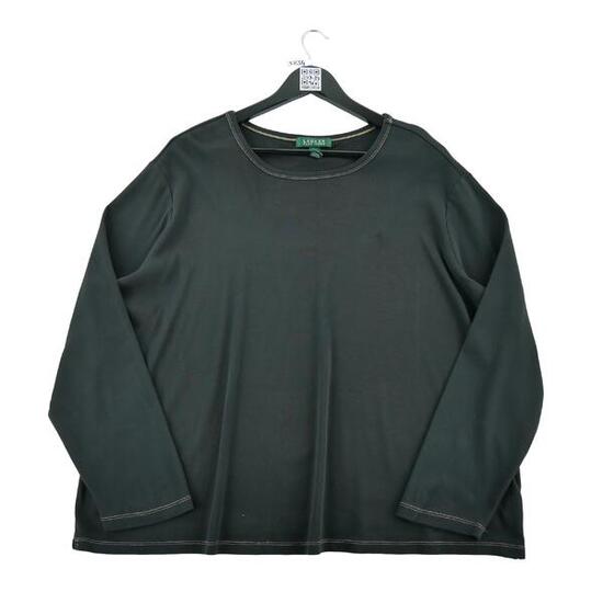 Seconde vie - T-shirt manches longues Femme Noir - Excellent