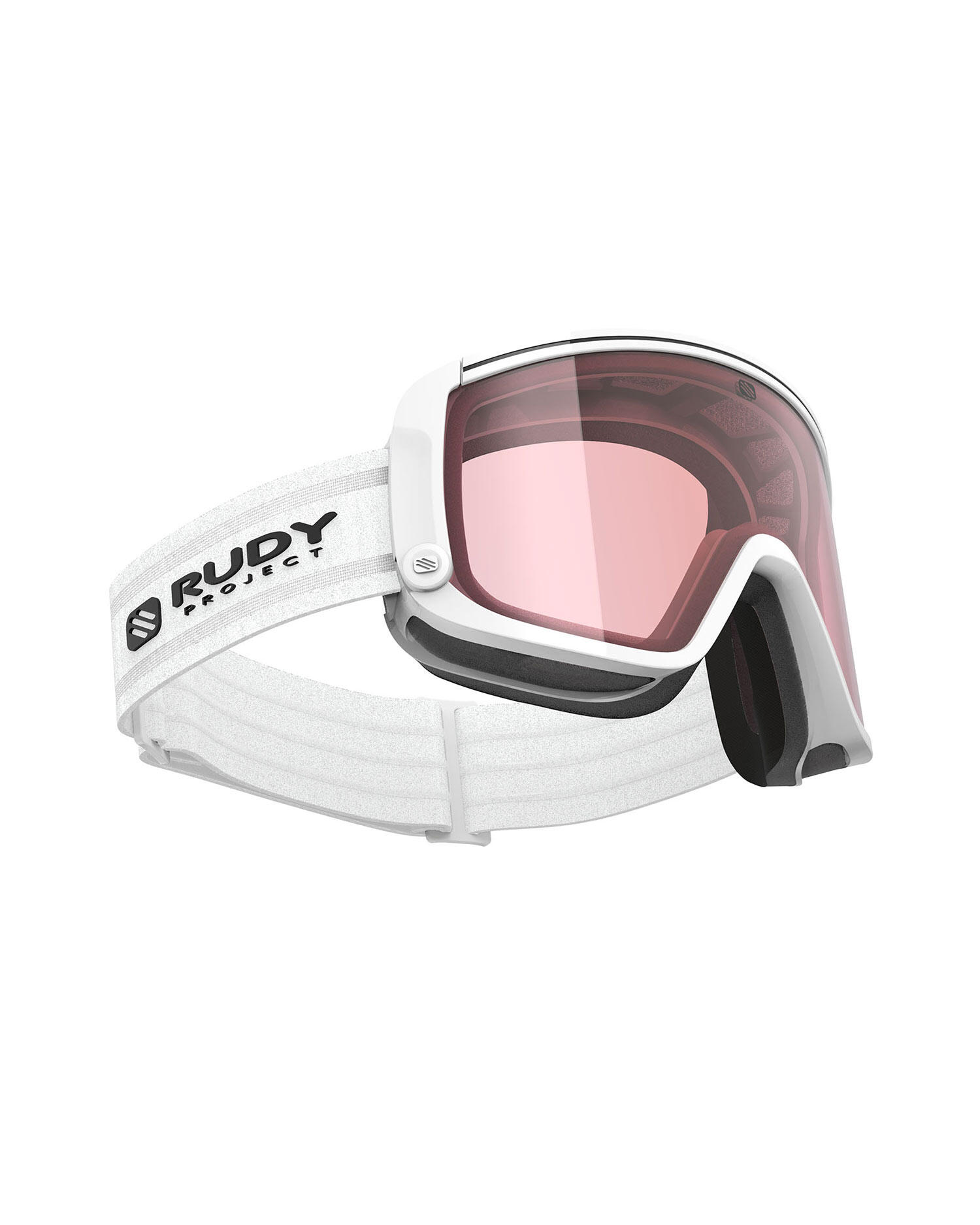 Gogle narciarskie Rudy Project SPINCUT WHITE GLOSS - Laser Kayvon Red DL 3/6