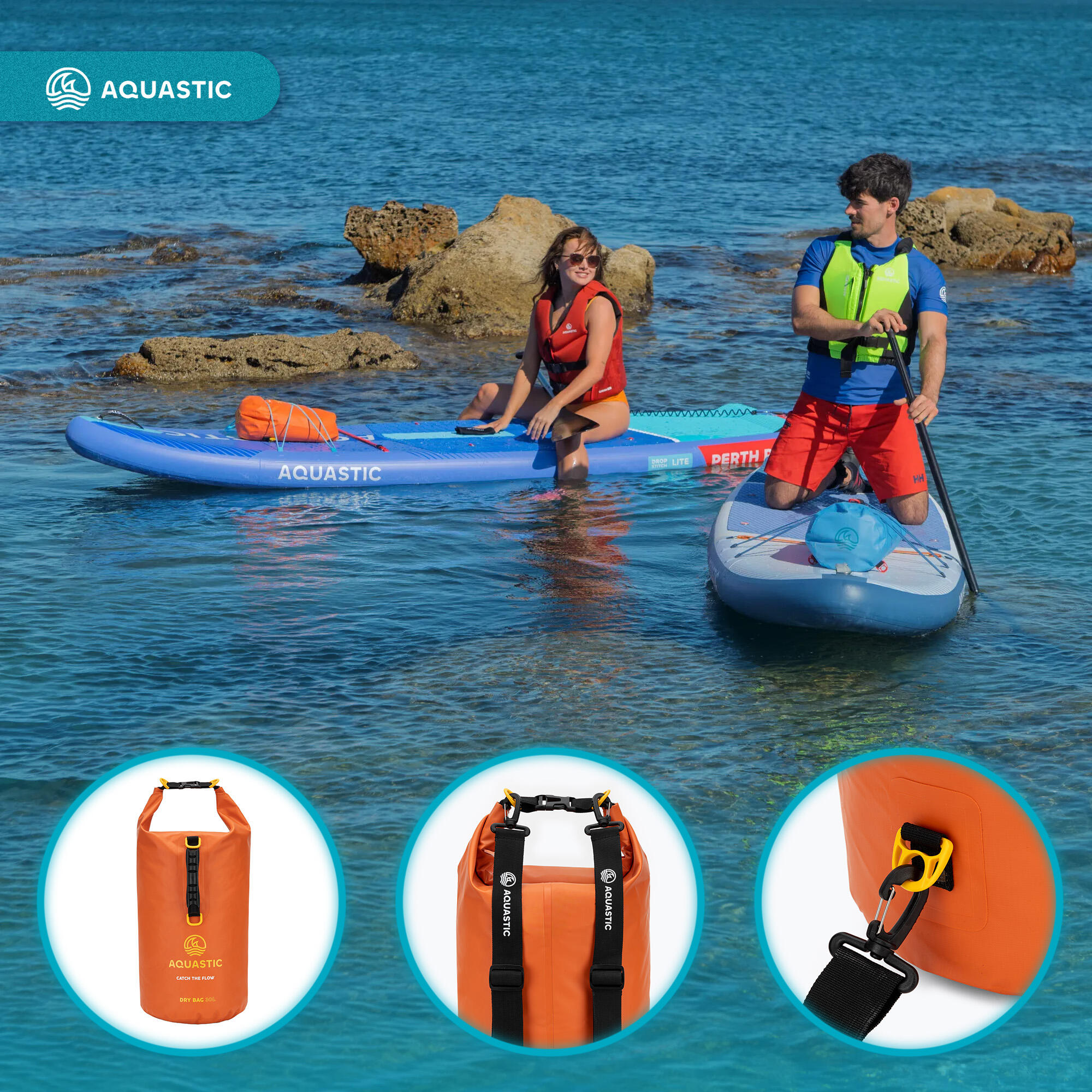 Bolsa impermeable AQUASTIC Dry Bag 30 l PVC 4/7