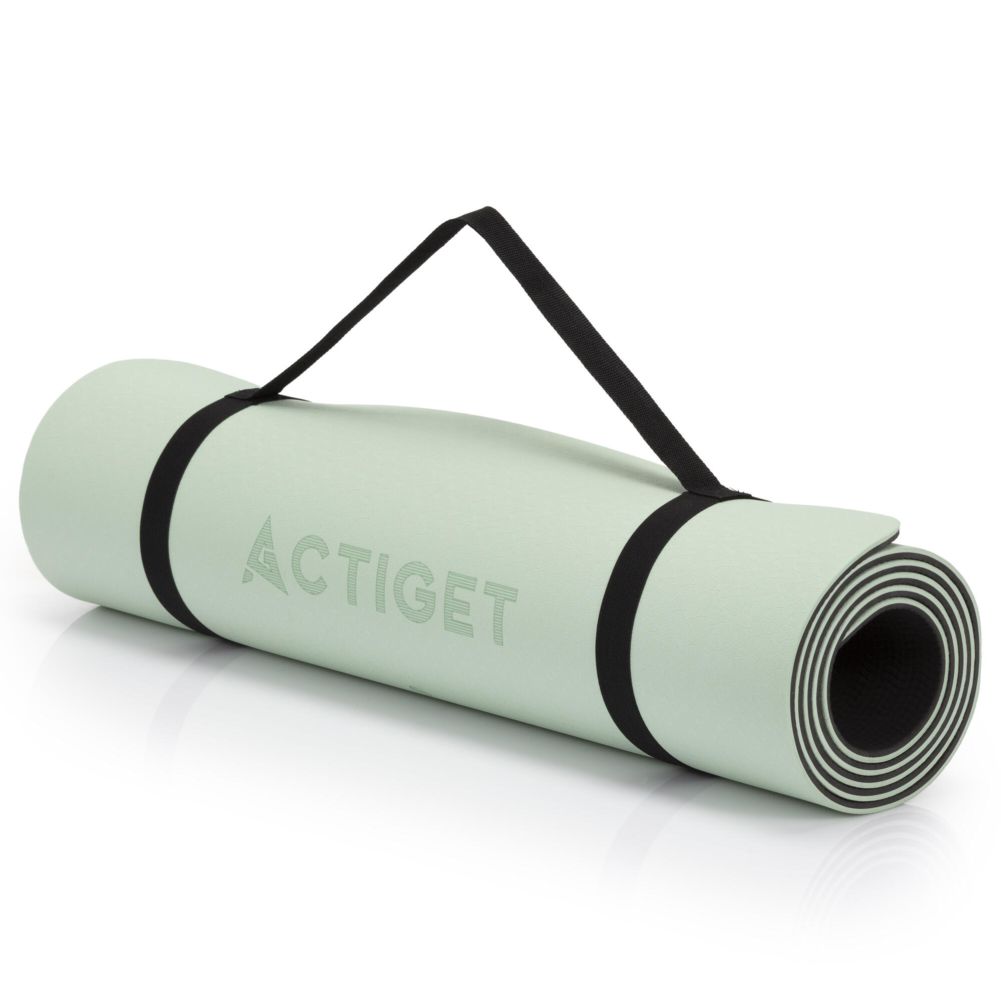 Mata do ćwiczeń jogi Actiget 183x61 cm do fitness pilates antypoślizgowa 7/7