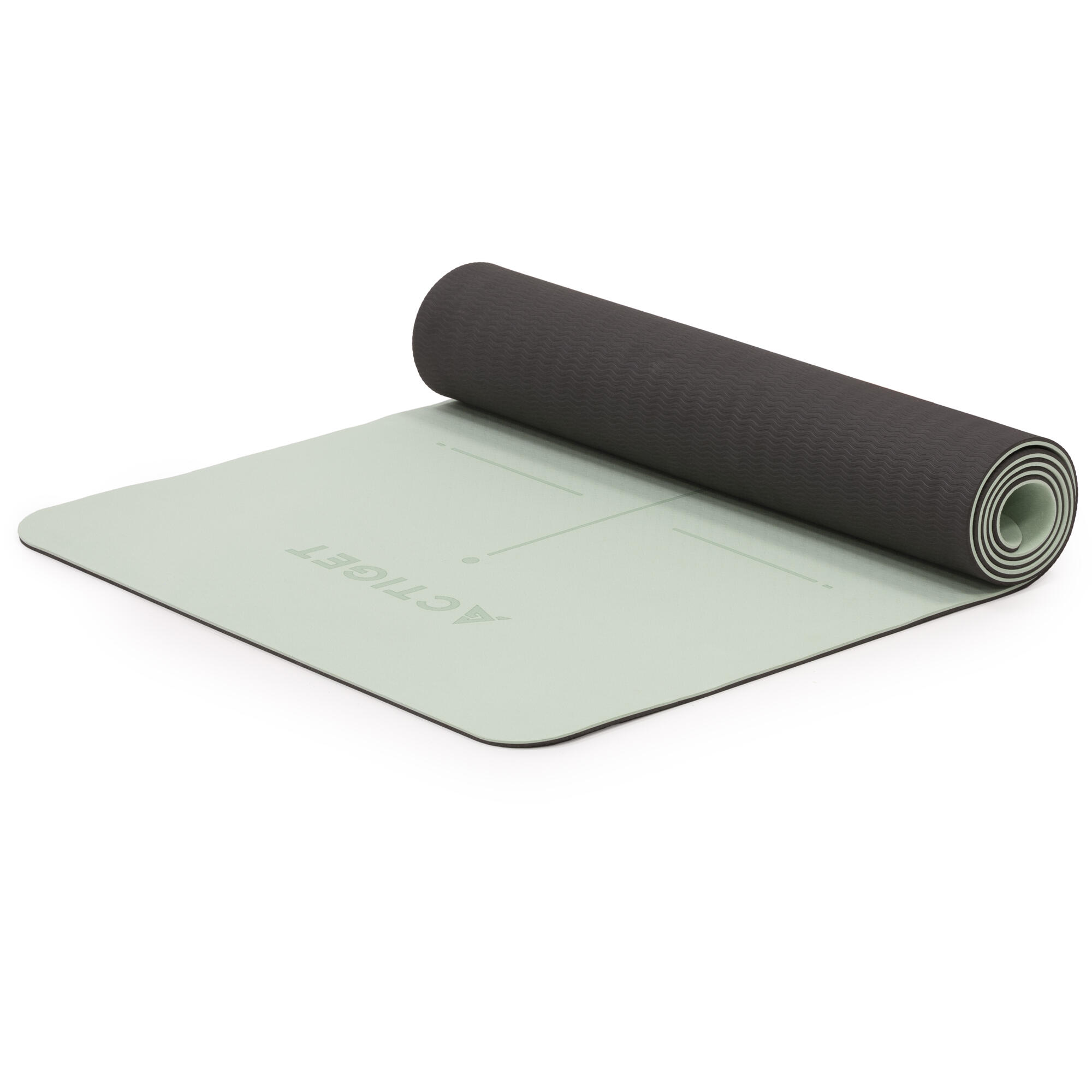 Mata do ćwiczeń jogi Actiget 183x61 cm do fitness pilates antypoślizgowa 4/7