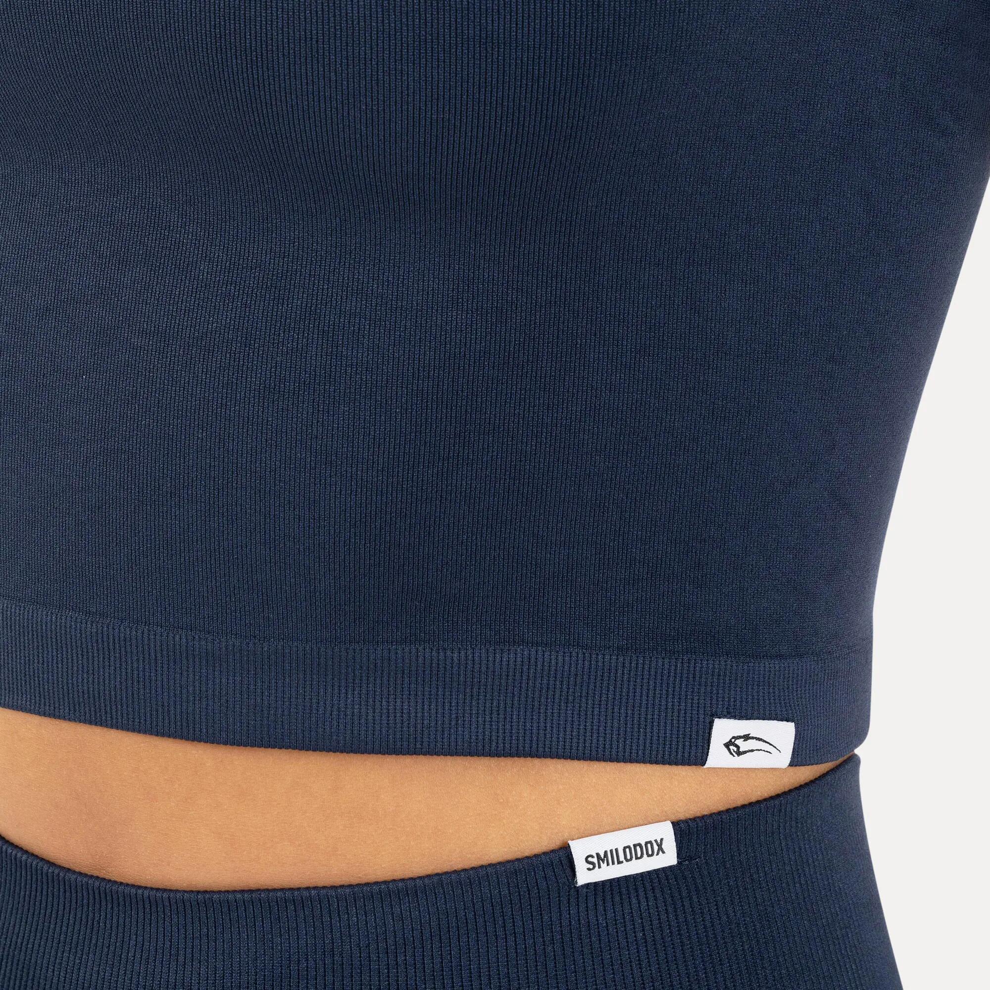 Damen Crop Top Vonda Dunkelblau 5/6