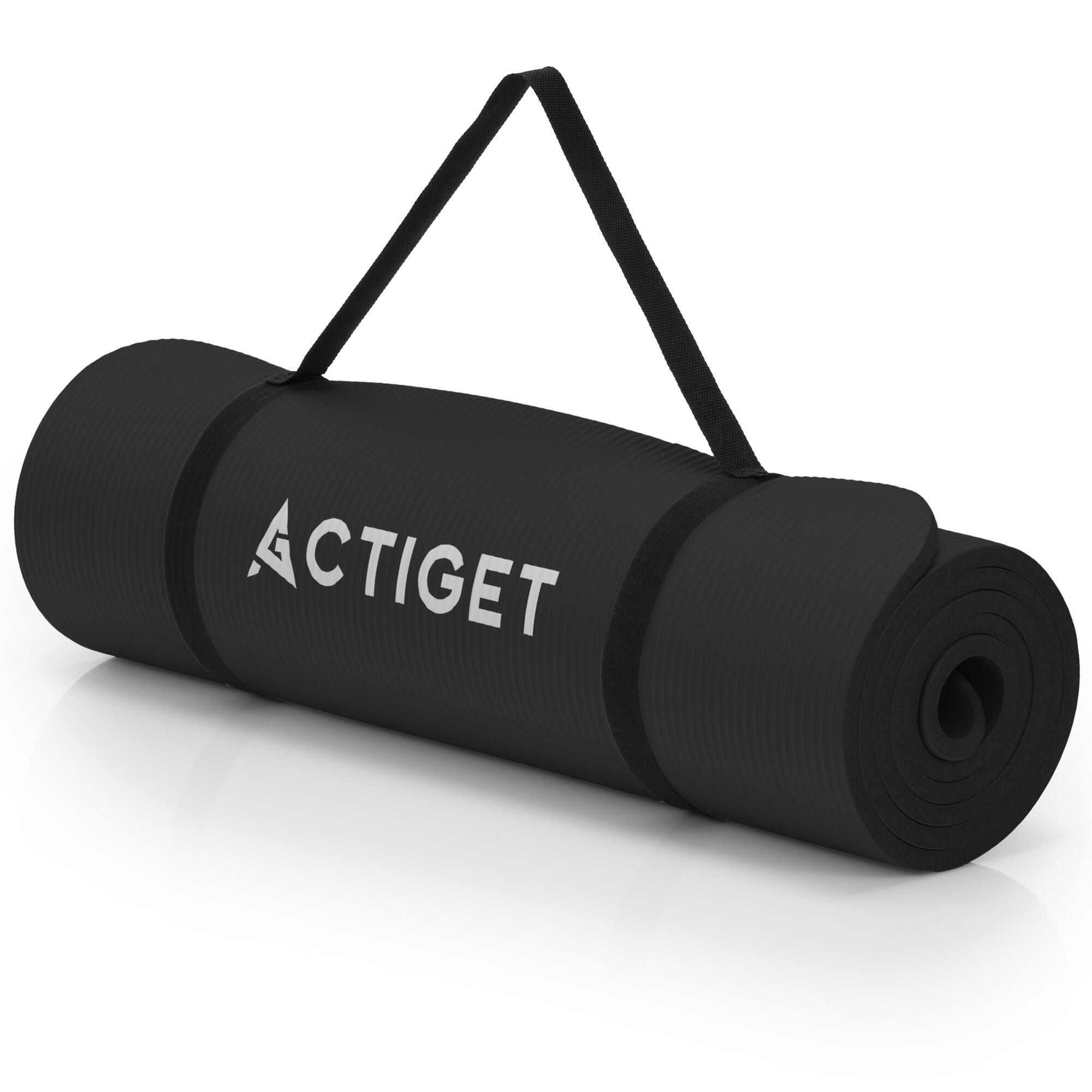 Mata do ćwiczeń jogi Actiget fitness pilates antypoślizgowa 183x61 cm 7/7