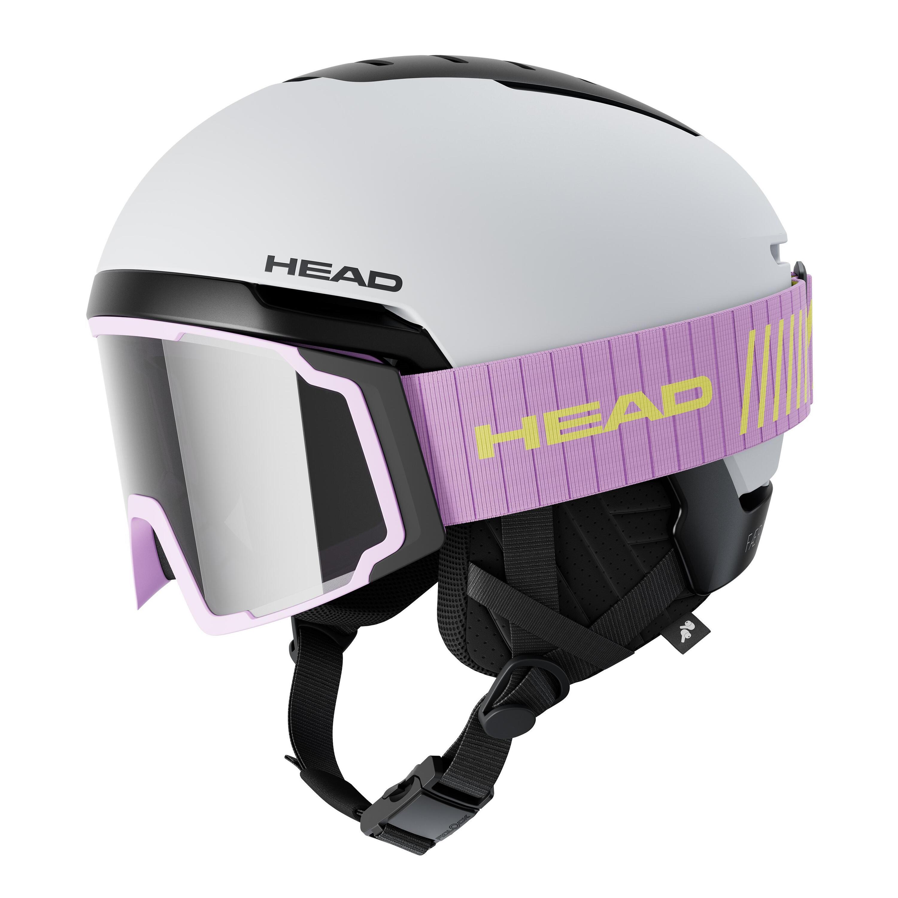 Masque de ski HEAD NEVES noir/bonbon M 2/3