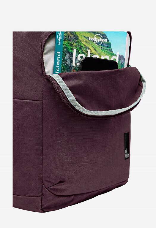 Plecak sportowy Jack Wolfskin Terraview szkolny turystyczny bordowy 7/7