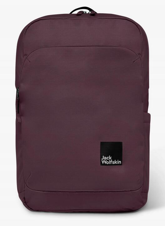 Plecak sportowy Jack Wolfskin Terraview szkolny turystyczny bordowy 4/7