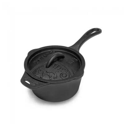 Petromax kr1 gietijzeren steelpan met deksel (1 liter)