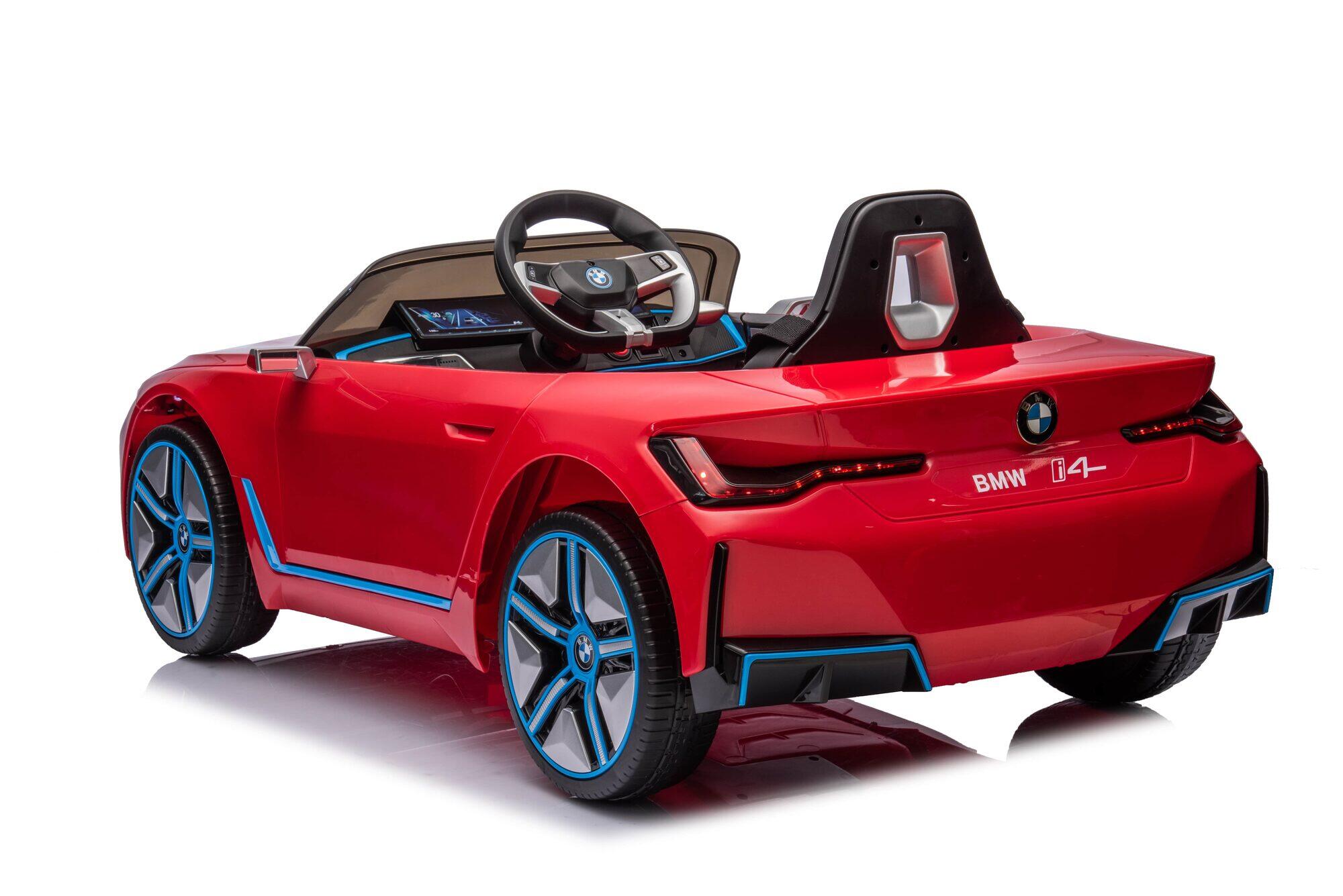 Voiture Électrique Enfant BMW i4 Officielle – Rouge Métallisé (3 à 8 ans) 5/7