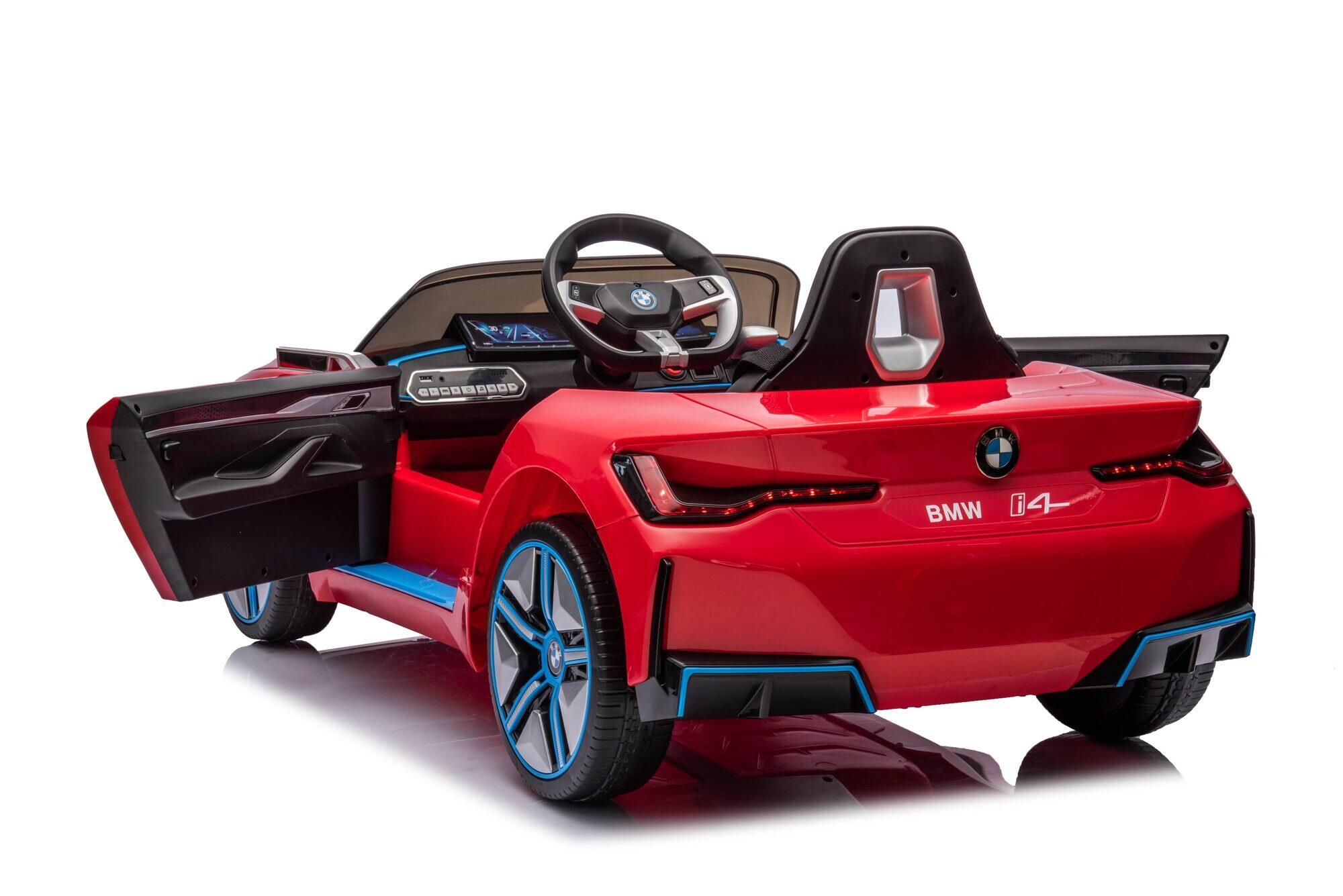 Voiture Électrique Enfant BMW i4 Officielle – Rouge Métallisé (3 à 8 ans) 6/7