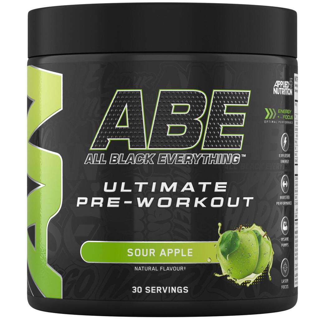 ABE Pre Workout Powder - Sour Apple - 30 Servings