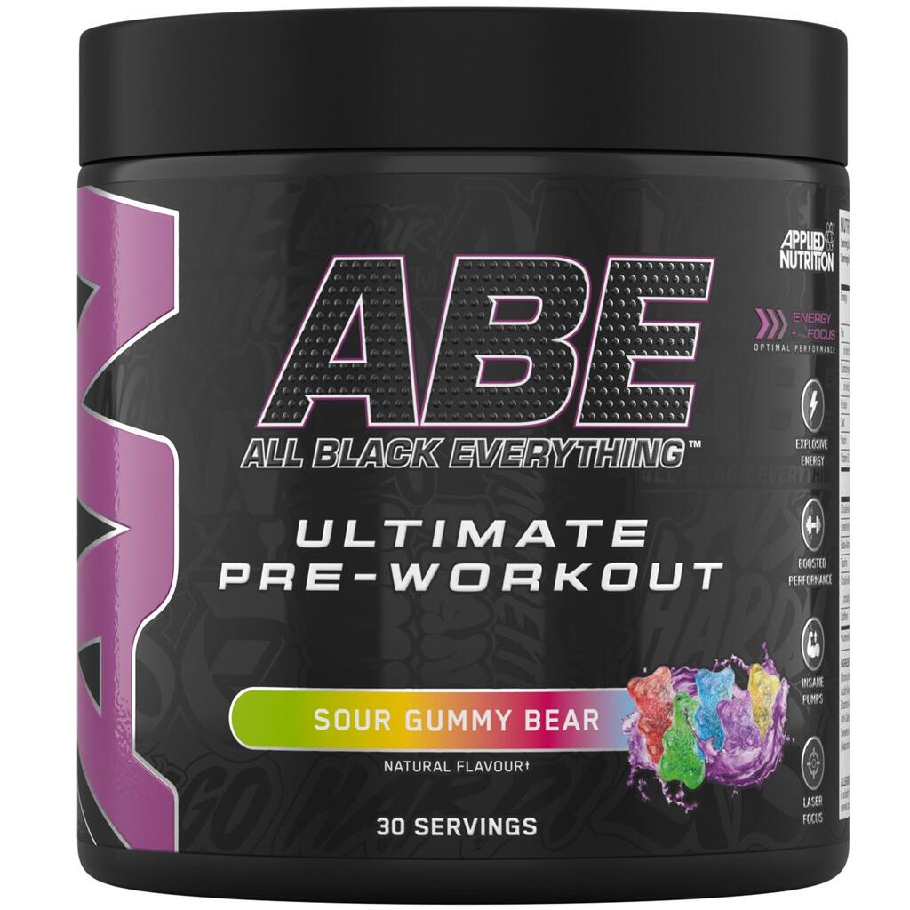 ABE Pre Workout Powder - Sour Gummy Bear - 30 Servings