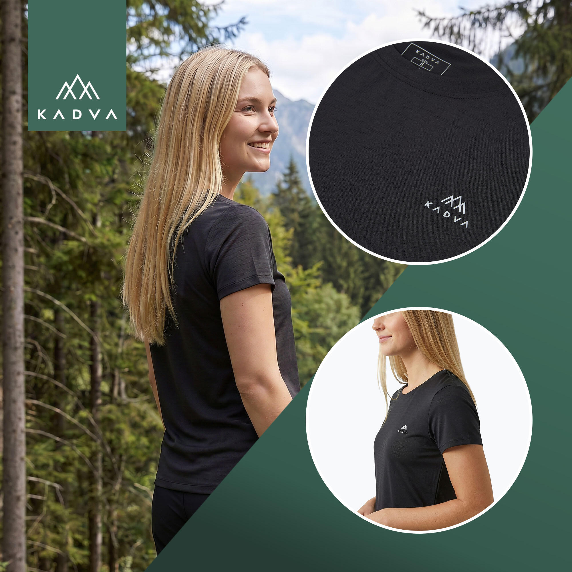 Dames trekking T-shirt KADVA TrailCore 4/6
