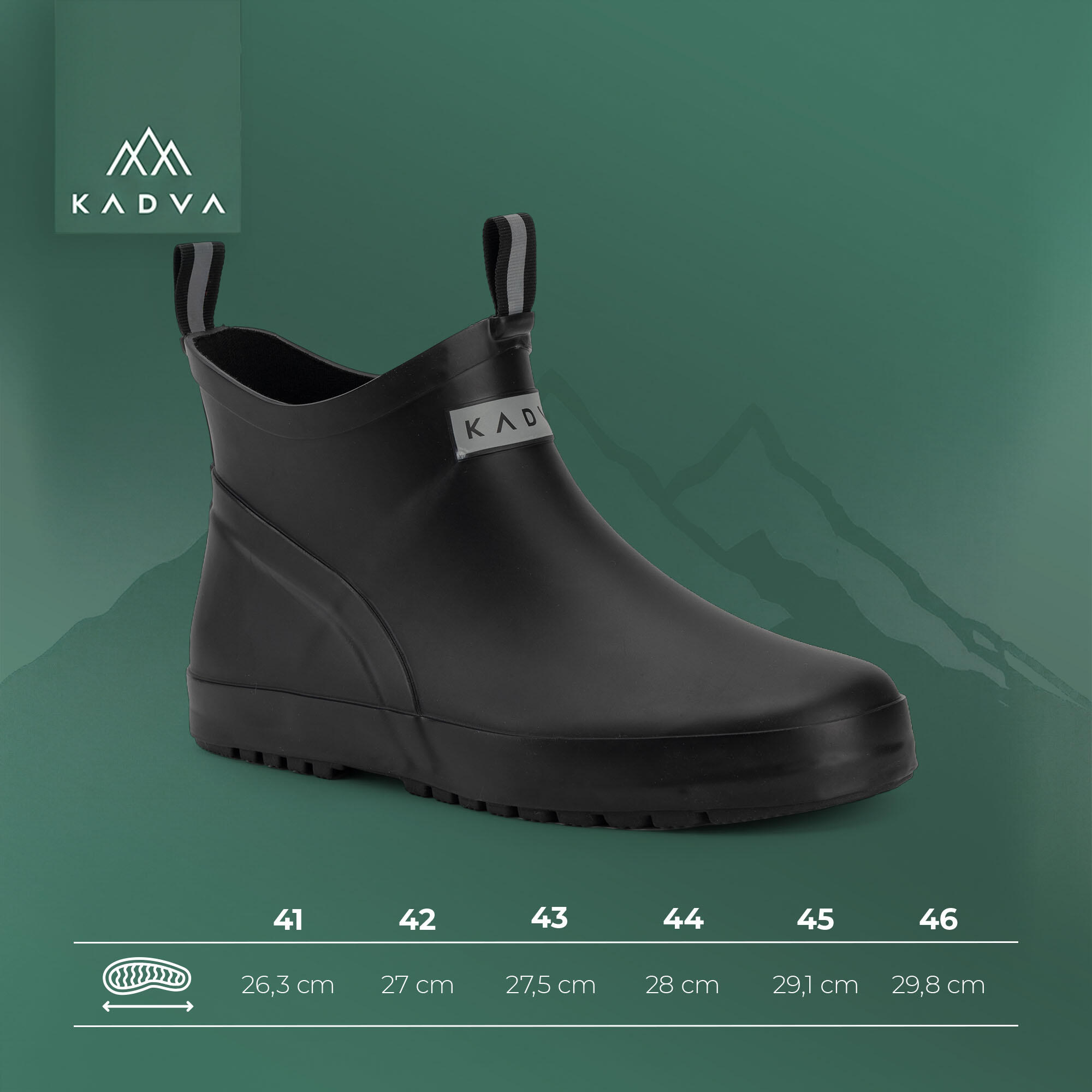 Bottes en caoutchouc pour hommes KADVA AquaTrek 2/7
