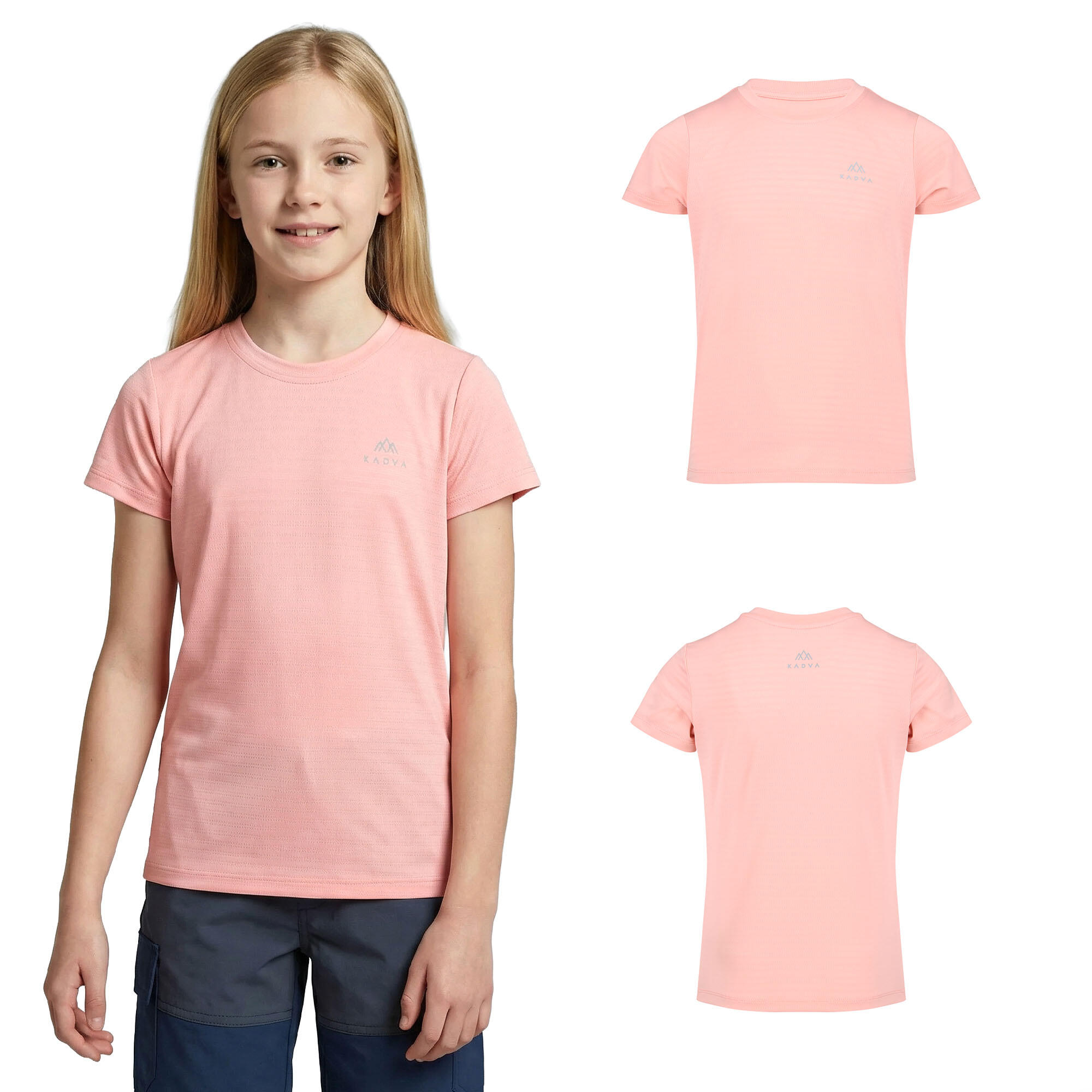Tricou pentru copii de trekking KADVA TrailCore
