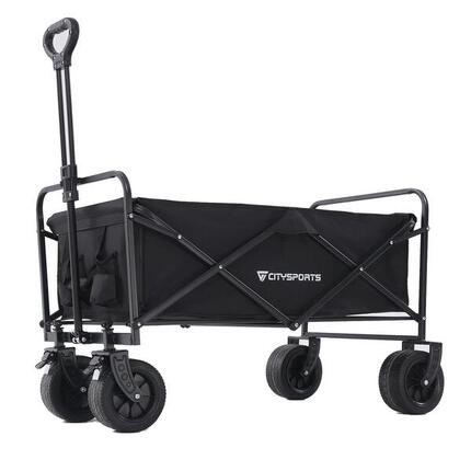Chariot de Camping, Chariot de Transport pliable, Poignée Réglable.Tout Terrain.