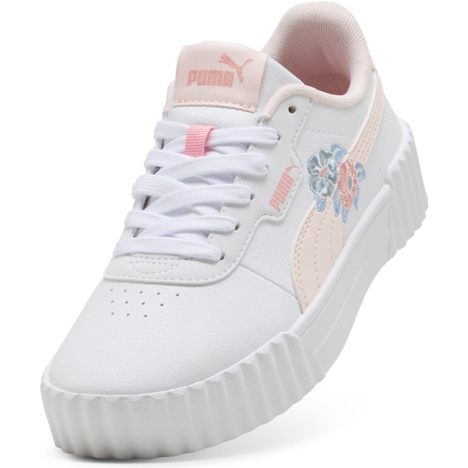Sneakers Puma Carina 3.0 Floral Jr, Wit, Dames 5/6