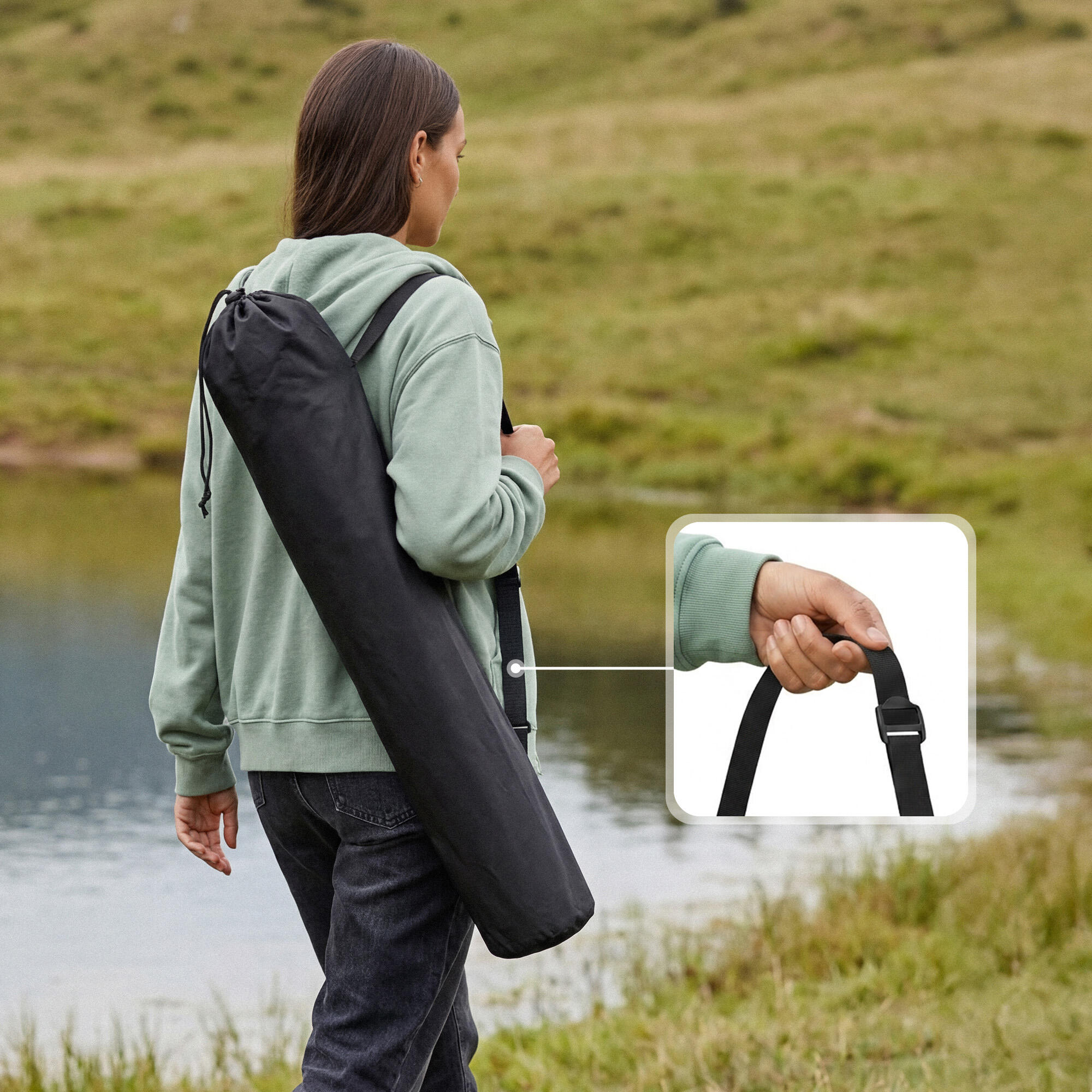 Krzesło turystyczne składane kempingowe schowek lodówka Spokey ANGLER COOL 5/7