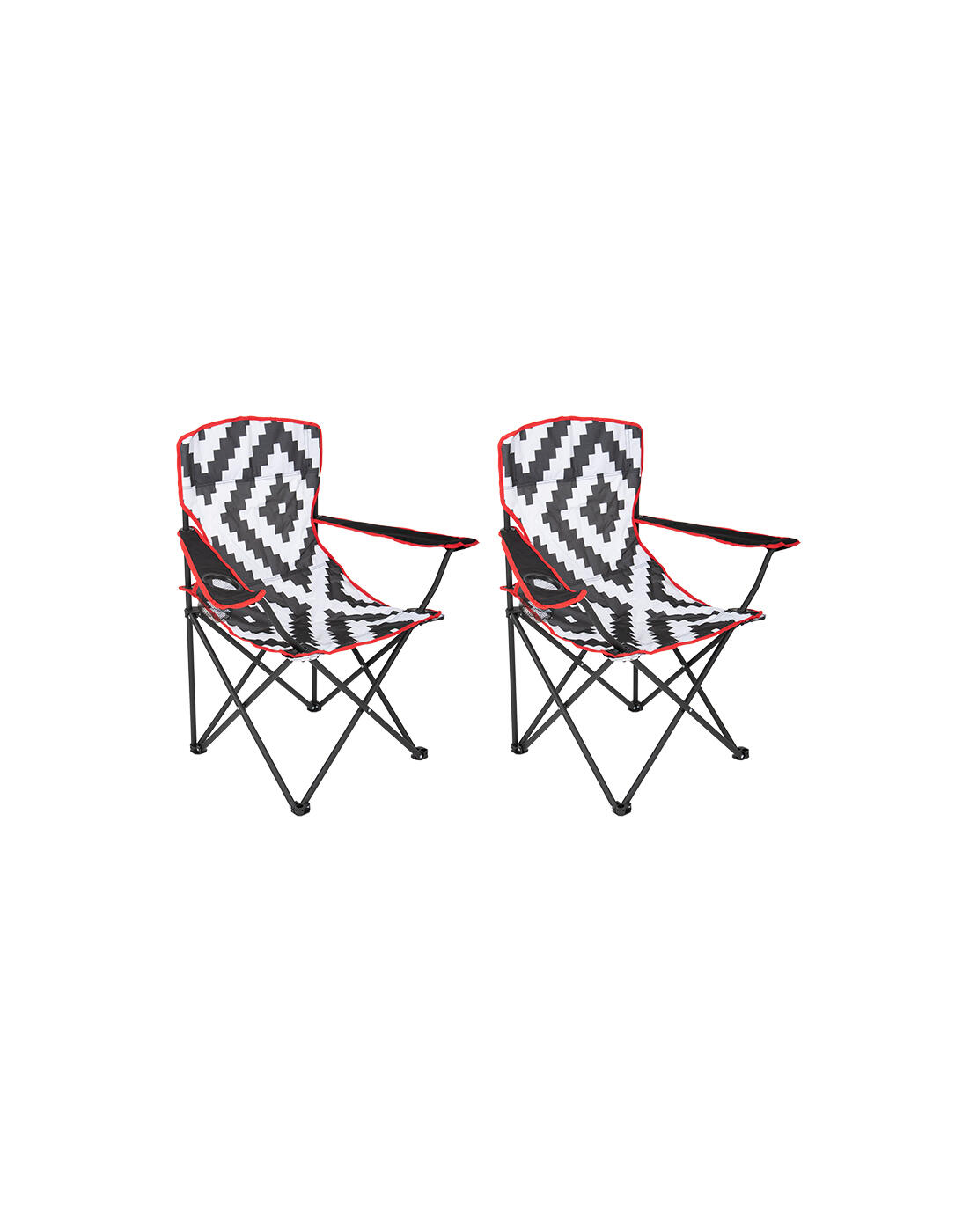 Urban Outdoor - Set van 2 Vouwstoelen - Madison - Staal 3/7