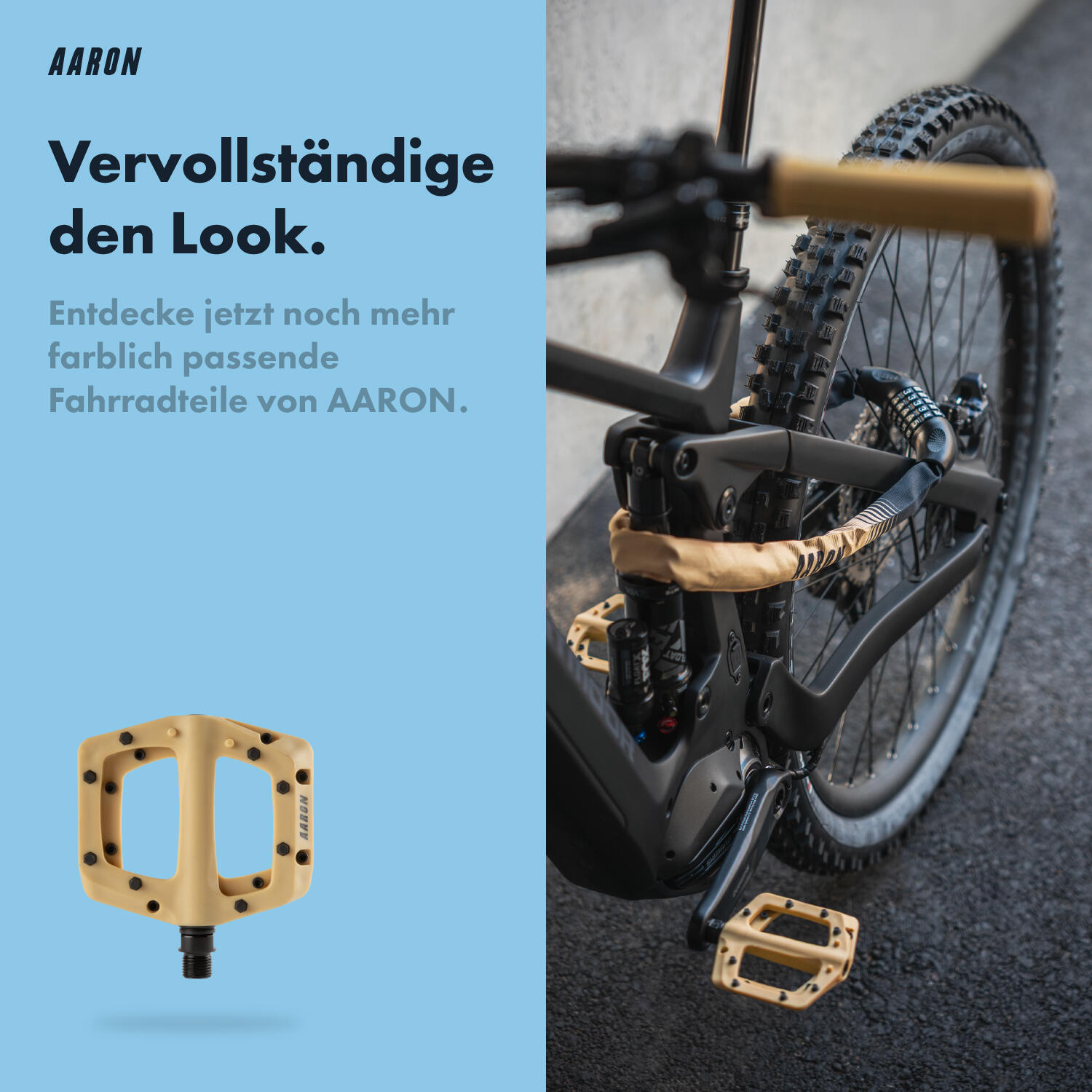 Lock One Fahrradschloss mit 5-stelligem Zahlencode - Beige 6/7