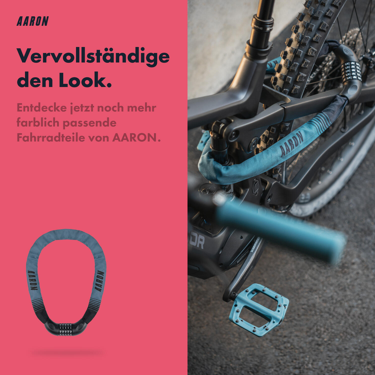Dirt MTB Pedale, Nylon, große Plattform, 8 Pins pro Seite - Graublau 6/7