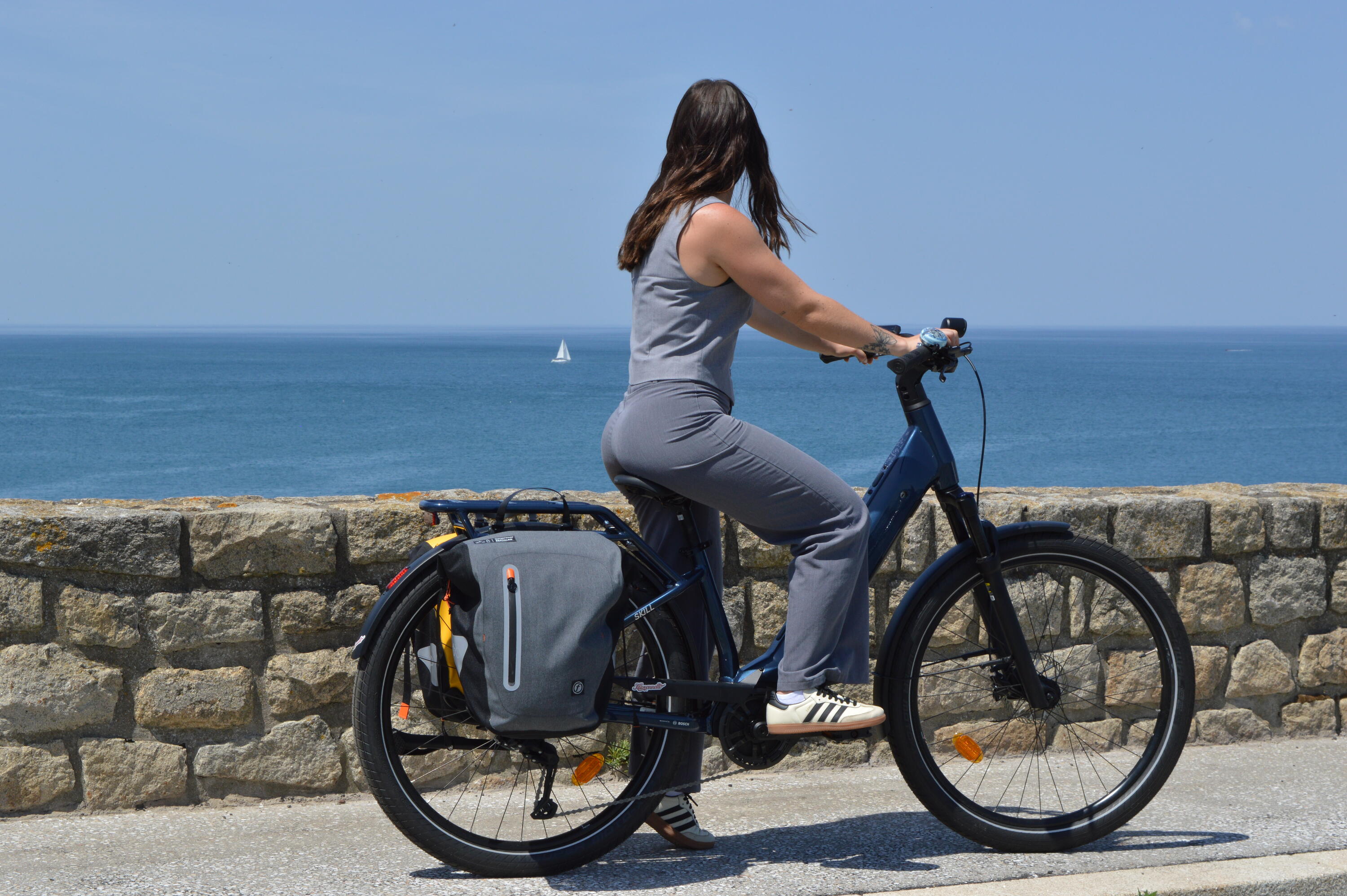 Sacoche vélo étanche recyclée 6/7