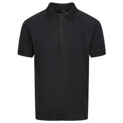 Professioneel Heren Coolweave Poloshirt met korte mouwen (Zwart)