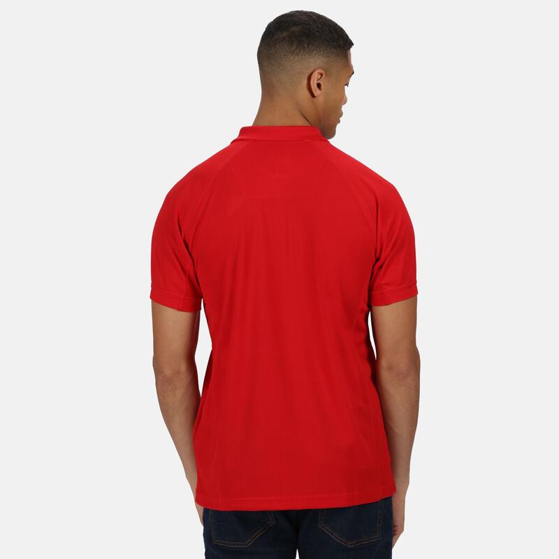 Polo À Manches Courtes Homme (Rouge)