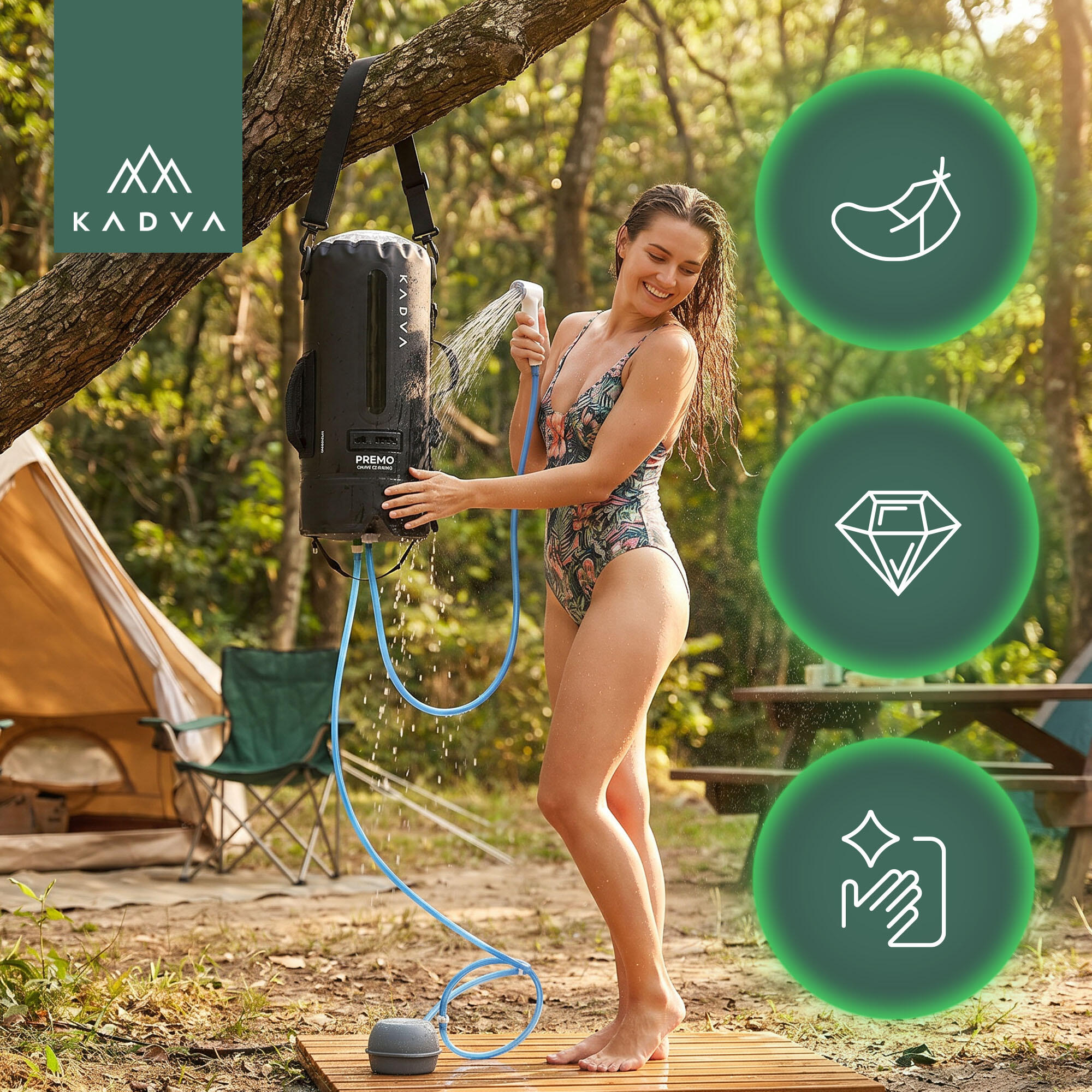 Douche de camping KADVA Premo 3/7