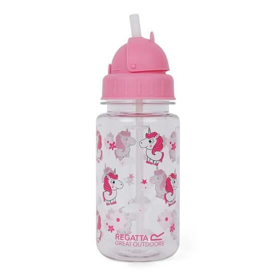 Drinkfles - kinderen - bpa-vrij, met rietje - sweet pink