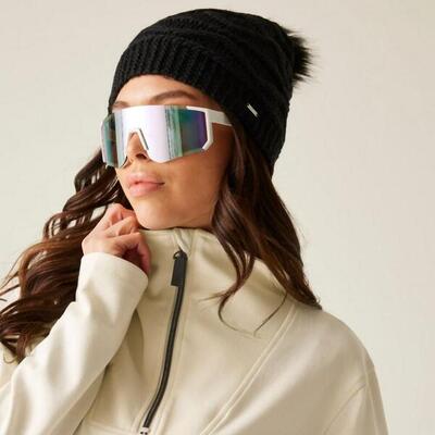 Wander fleece trui voor dames met kwart ritssluiting en een relaxte pasvorm