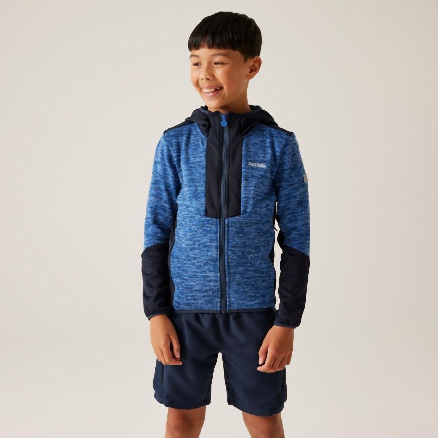 Sudadera con capucha y cremallera infantil Regatta Dissolver X 2/5
